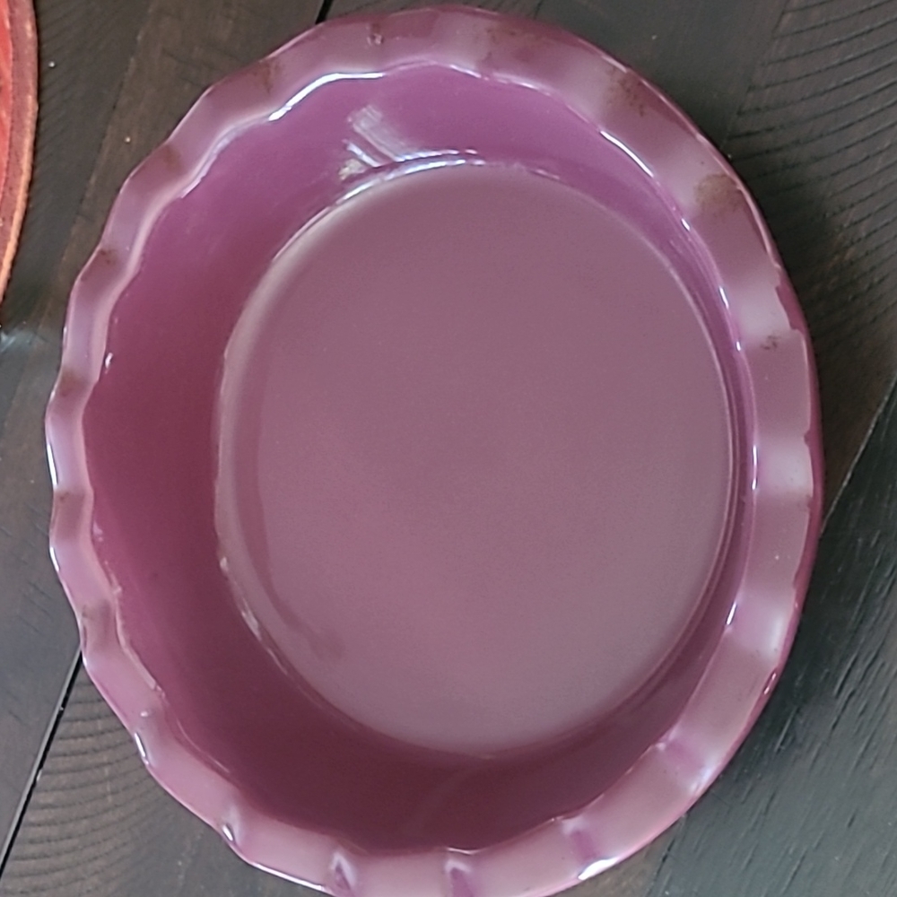 Purple pie plate